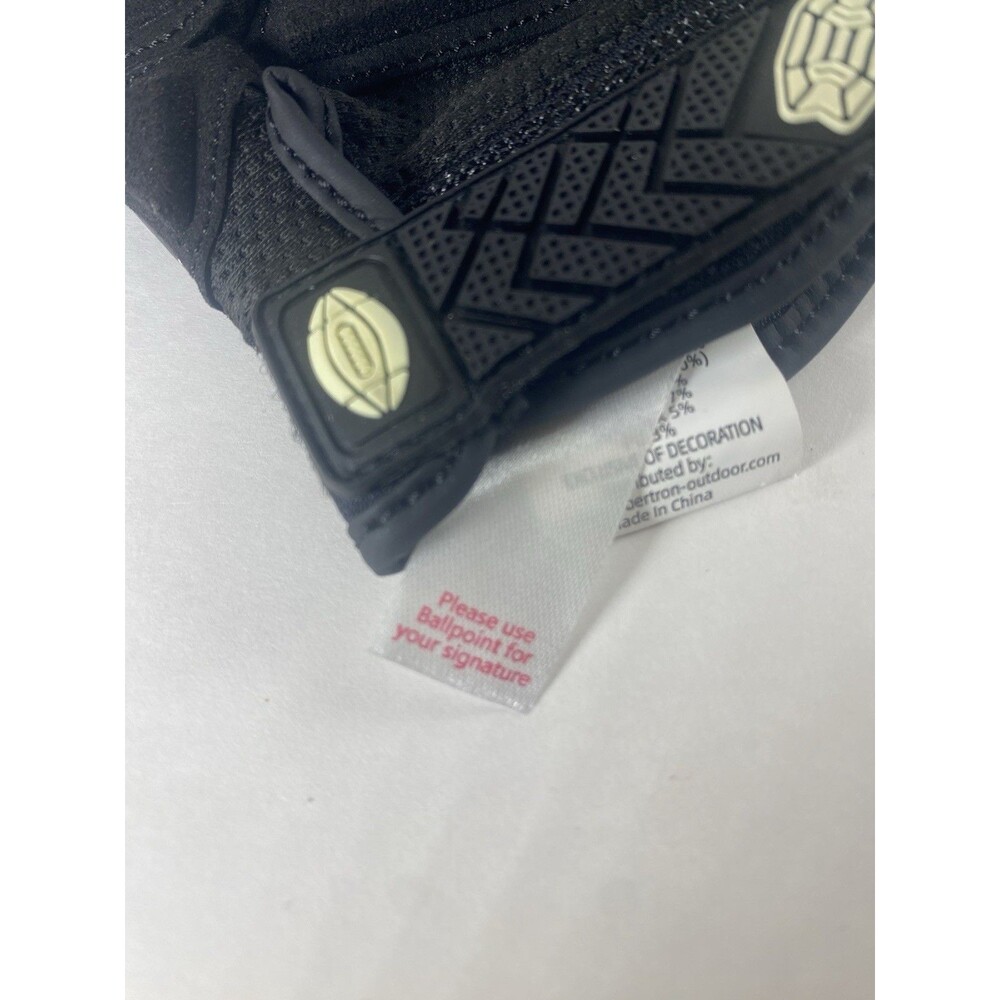 Football Receiver Gloves Seibertron G.A.R.G. 2.0 Youth Small  Black Grip Tack - Picture 9 of 9